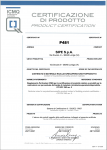 CERTIFICATO P481