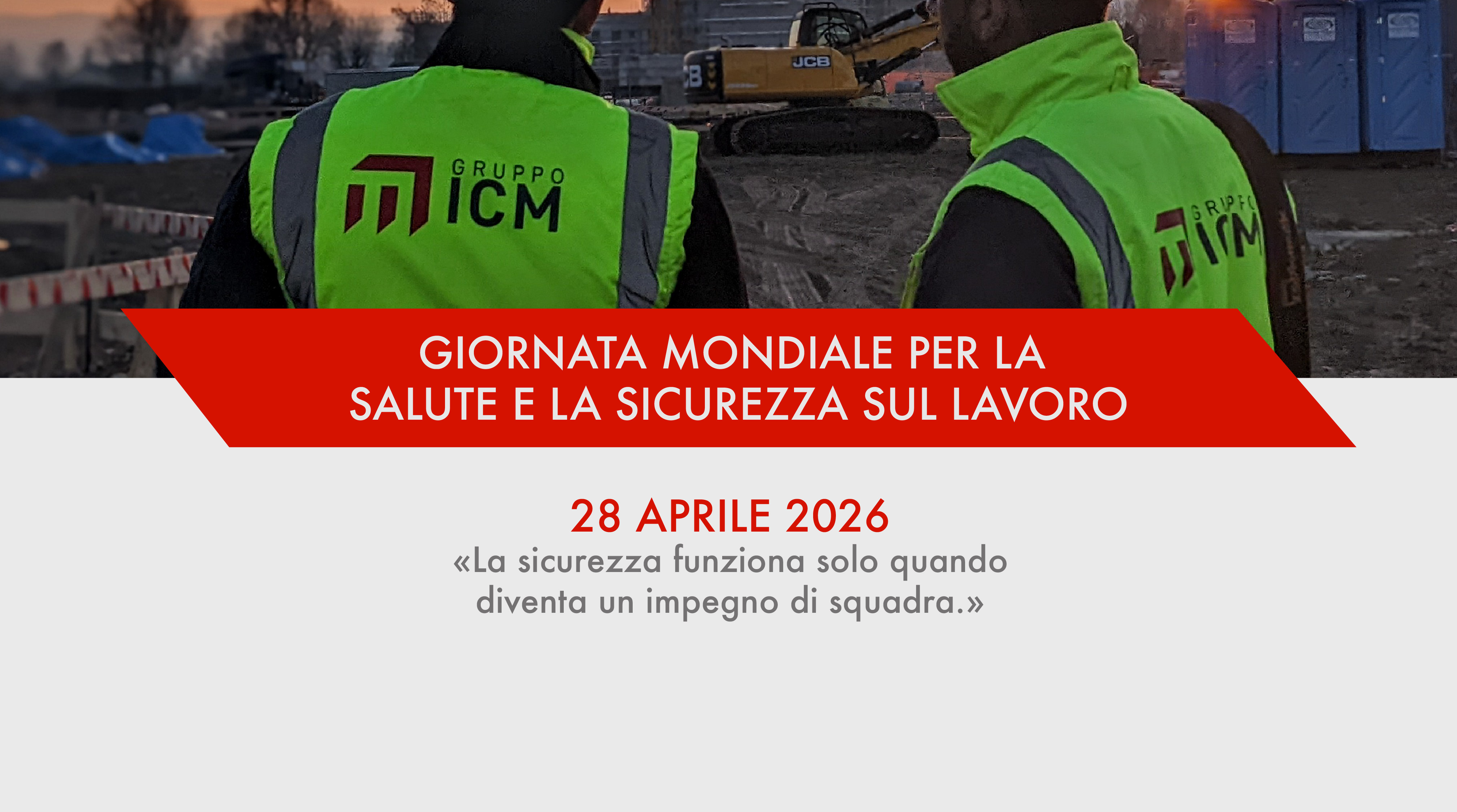 Giornata mondiale per la salute e sicurezza sul lavoro