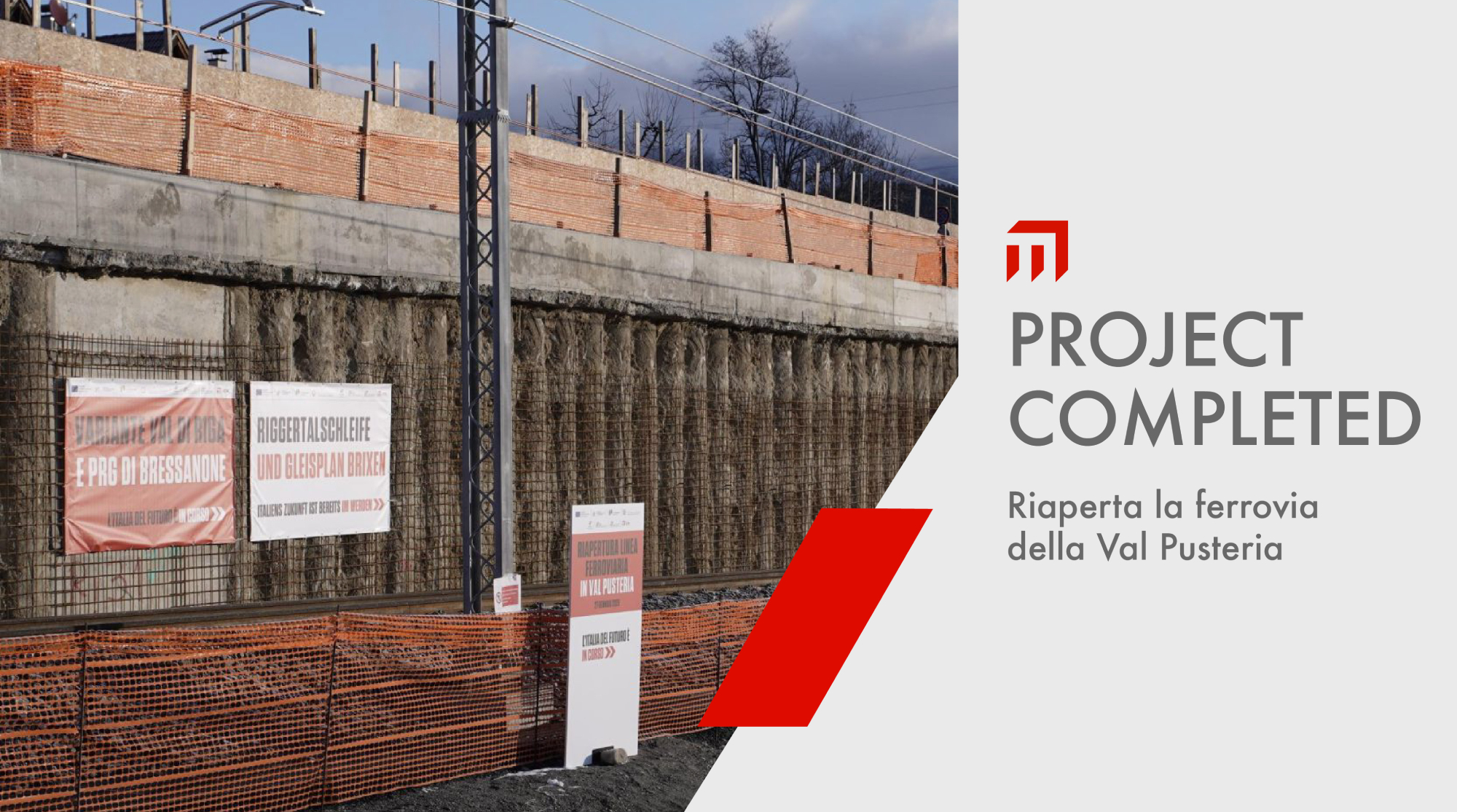 Riaperta la ferrovia della Val Pusteria: completati gli interventi sulla linea Fortezza – San Candido