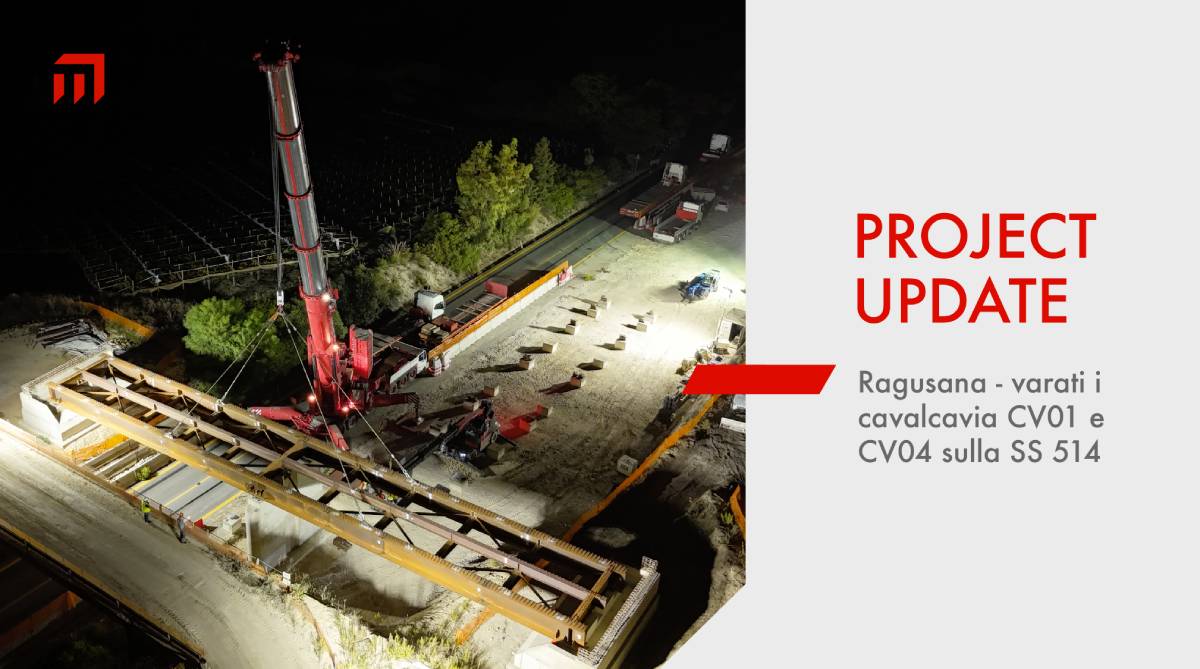 Varati i cavalcavia CV01 e CV04 sulla SS 514 “Di Chiaramonte” — Lotto 2 Ragusana