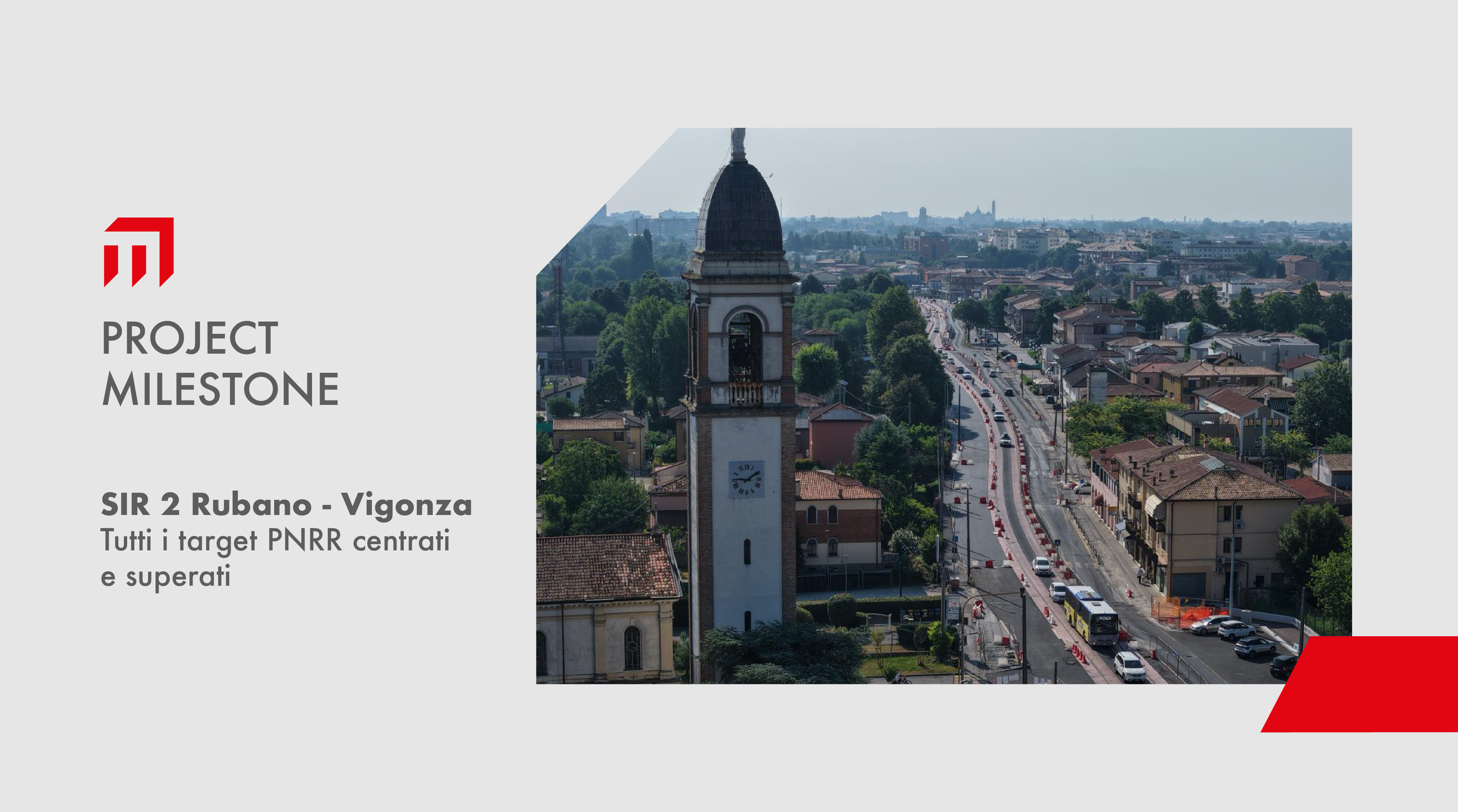 SIR 2 Rubano–Vigonza, superati tutti i target PNRR sulla linea tranviaria padovana