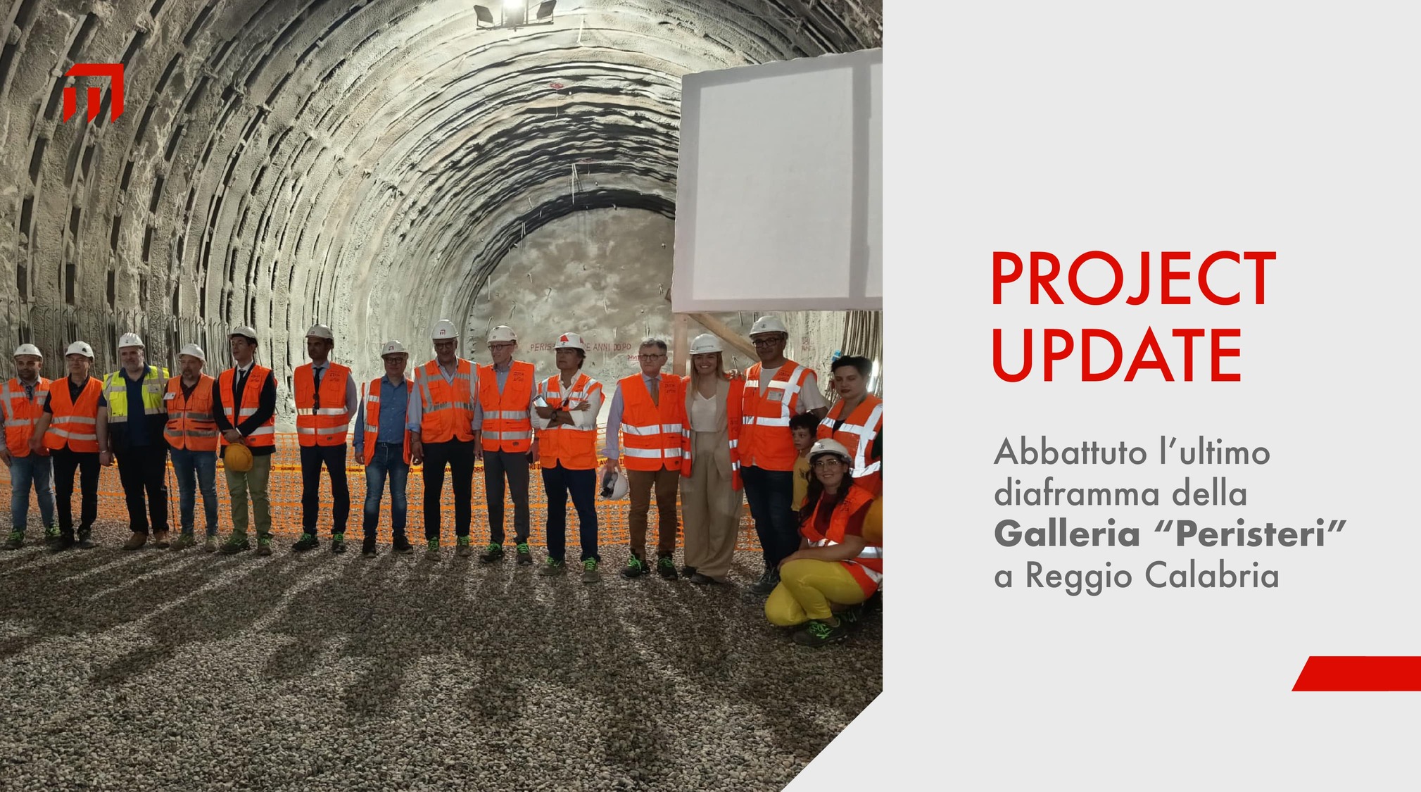 Abbattuto l’ultimo diaframma della galleria “Peristeri” sulla SS106 Jonica