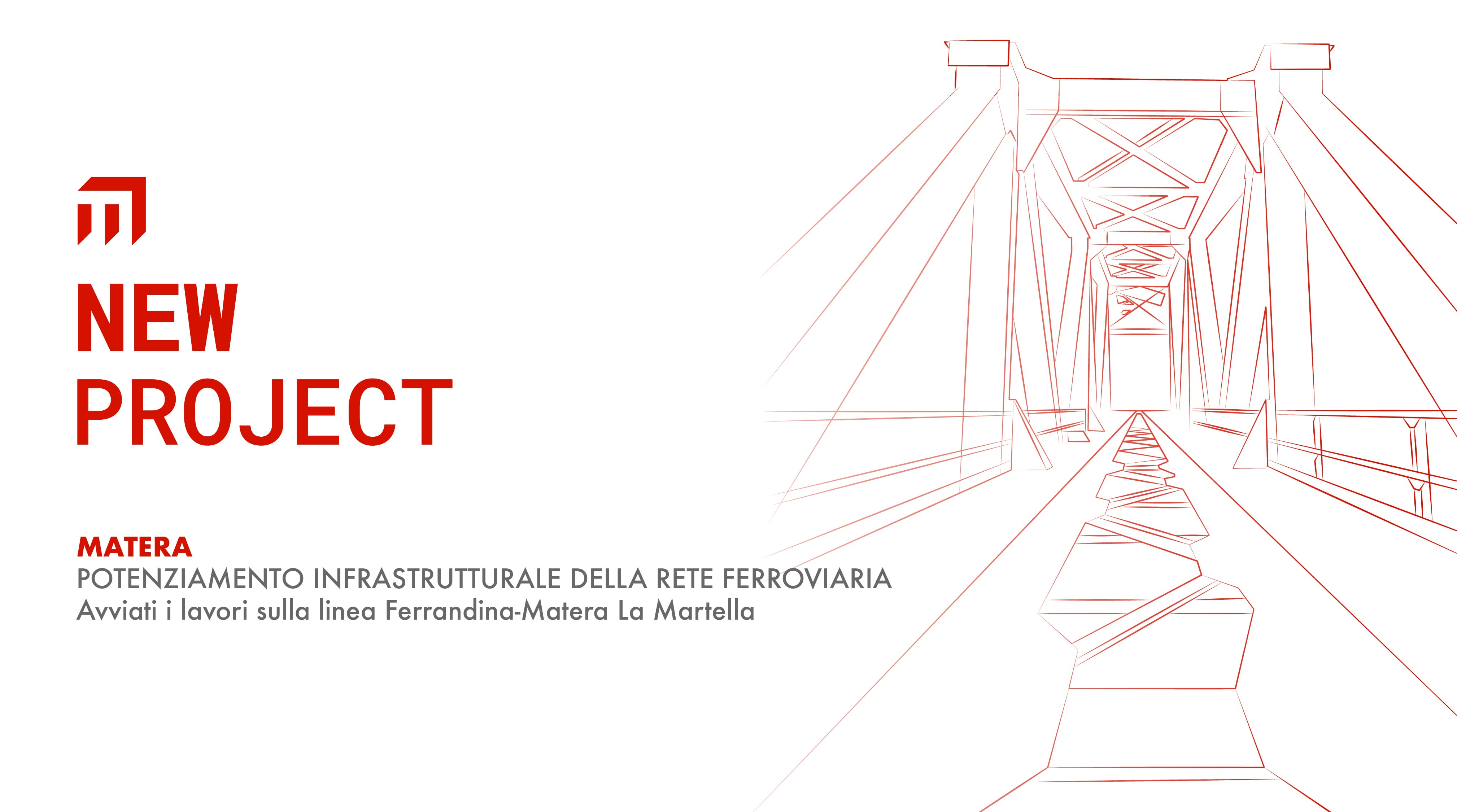 Avviati i lavori sulla nuova linea ferroviaria Ferrandina–Matera La Martella