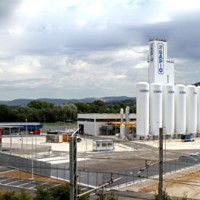 Impianto frazionamento aria presso il cantiere Sapio produzione idrogeno ossigeno s.r.l.