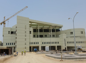 Costruzione dell'ospedale militare di al khoudh (oman)